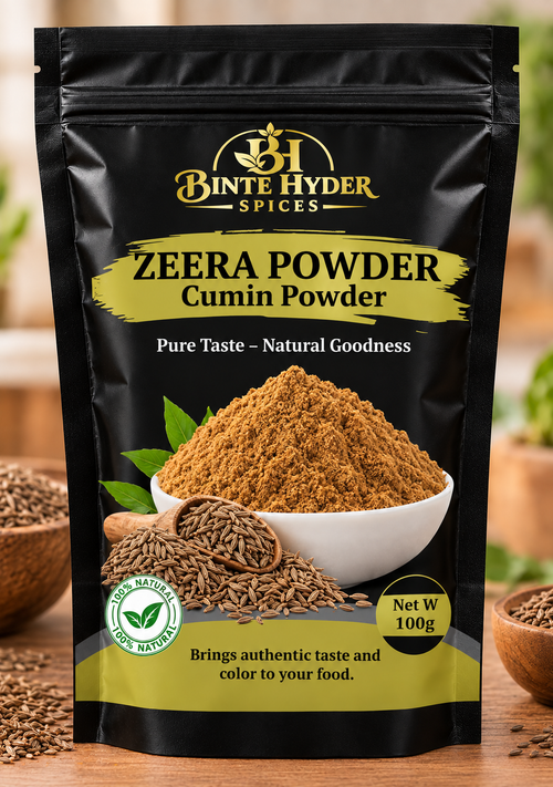 BINT E HYDER SPICE'S Zeera Powder (Cumin Powder) – 100g
