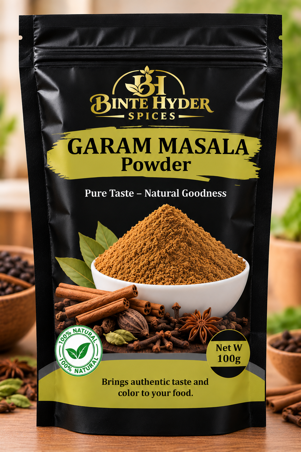 BINT E HYDER SPICE'S Garam Masala Powder – 100g