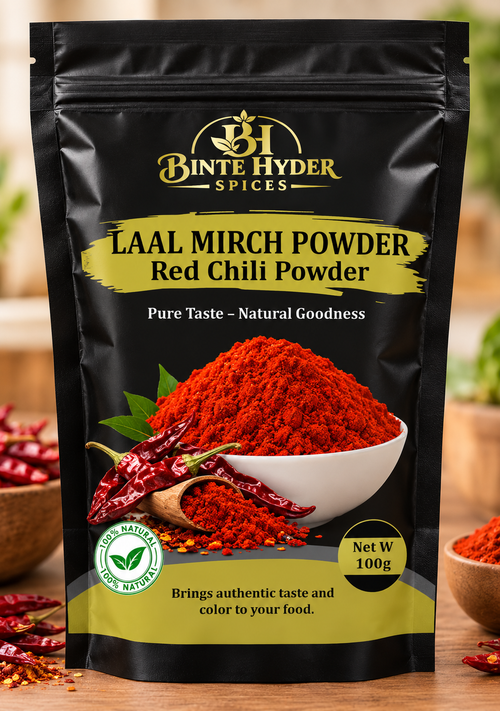 BINT E HYDER SPICES – Laal Mirch Powder (Red Chili Powder) 100g